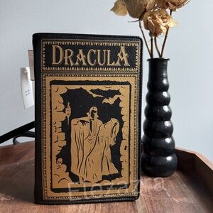 2022 Universal Dracula Book Bag with Red and Gold Accents